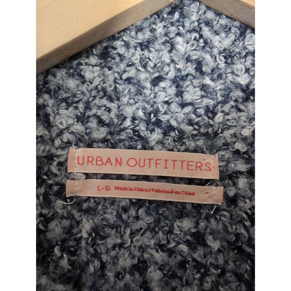 Urban Outfitters 1/4 Zip Sweater Womens L Blue Mock Neck Cozy Cabin Gorpcore Y2K - Picture 5 of 8